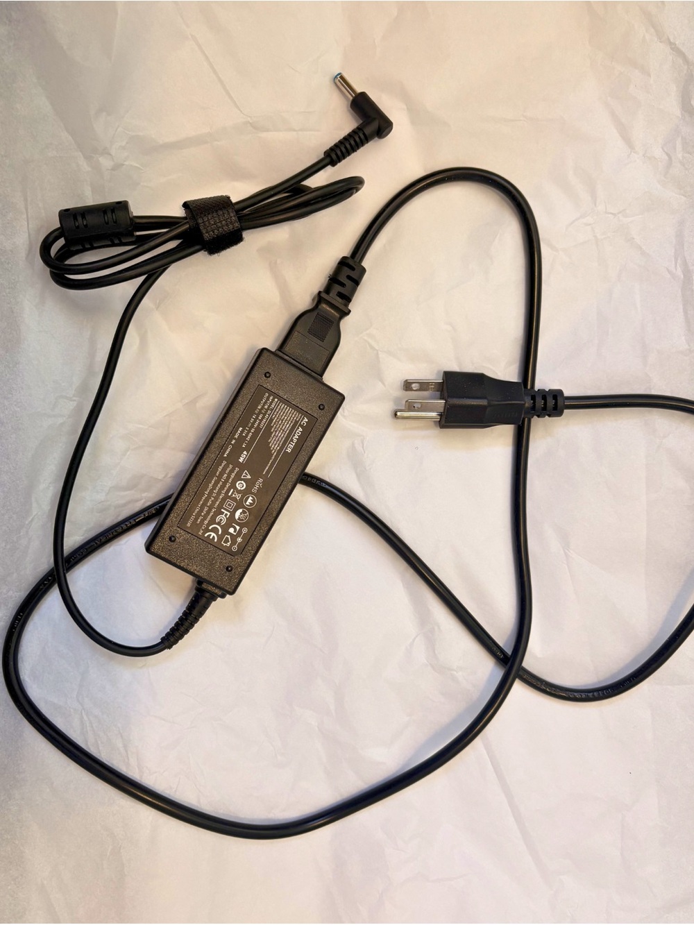 AC Adapter 45W HP Laptop Charger - Blue Tip Replacement - Never Used!